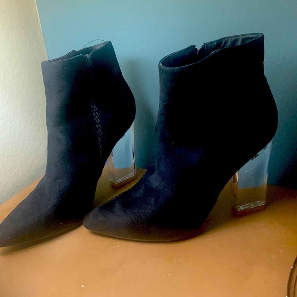 Translucent Heel Bootie - image 7